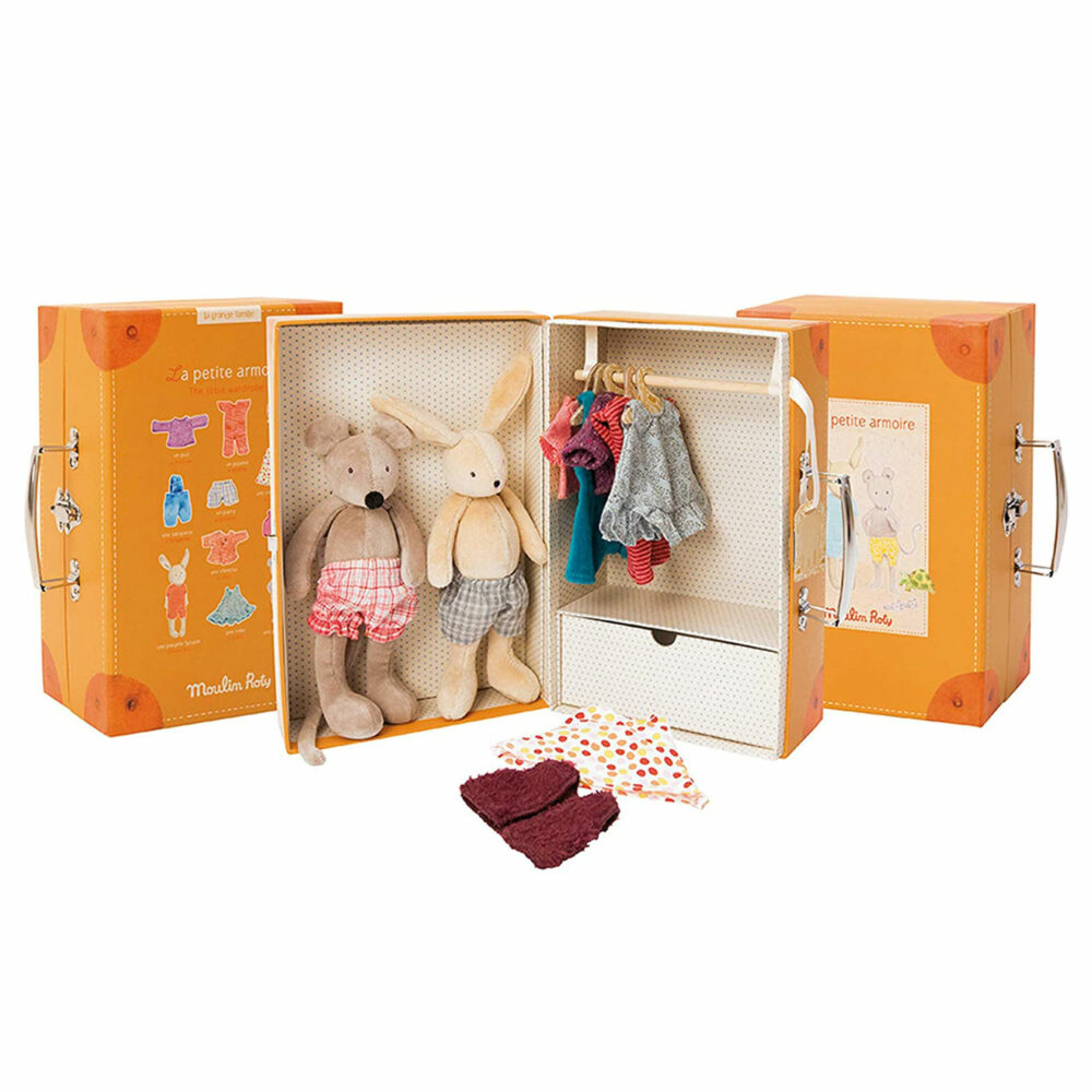 MALETÍN PEQUEÑO ARMARIO DE CARTÓN COLECCIÓN LA GRAN FAMILIA