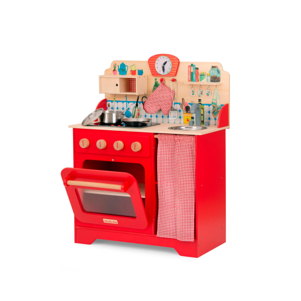 COCINA DE JUGUETE DE MADERA 67 X 35 X 88 CM COLECCIÓN LA GRAN FAMILIA