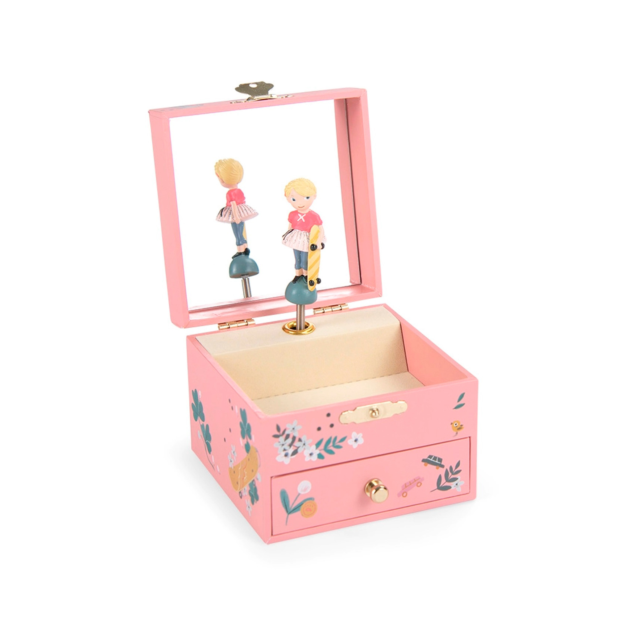 CAJA MUSICAL DE METAL AUTOBÚS