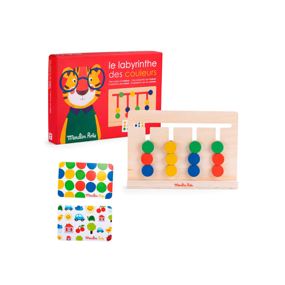 JUEGO DE LABERINTO DE MADERA COLECCIÓN LES POPIPOP