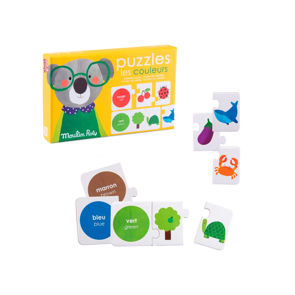 ROMPECABEZAS DE COLORES DE 8 PIEZAS COLECCIÓN LES POPIPOP