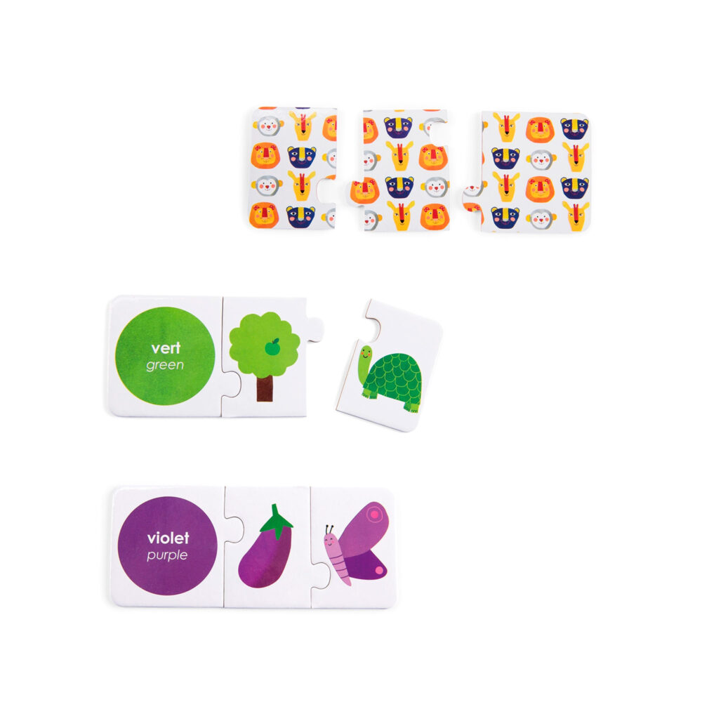ROMPECABEZAS DE COLORES DE 8 PIEZAS COLECCIÓN LES POPIPOP