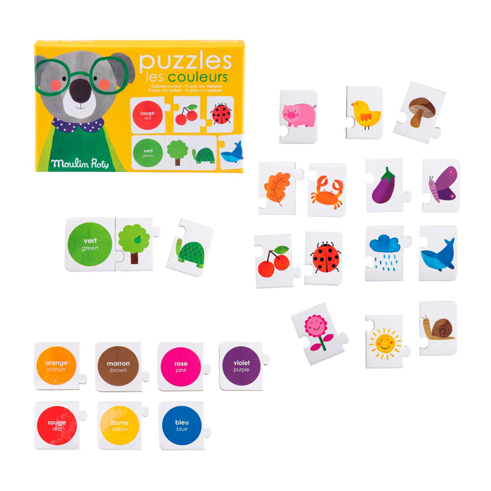 ROMPECABEZAS DE COLORES DE 8 PIEZAS COLECCIÓN LES POPIPOP