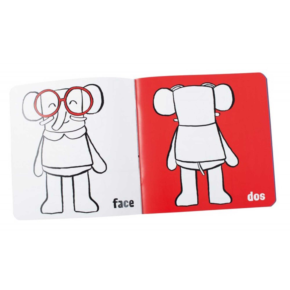Cuaderno para pintar Los contrarios Colección Les Popipop - Moulin Roty