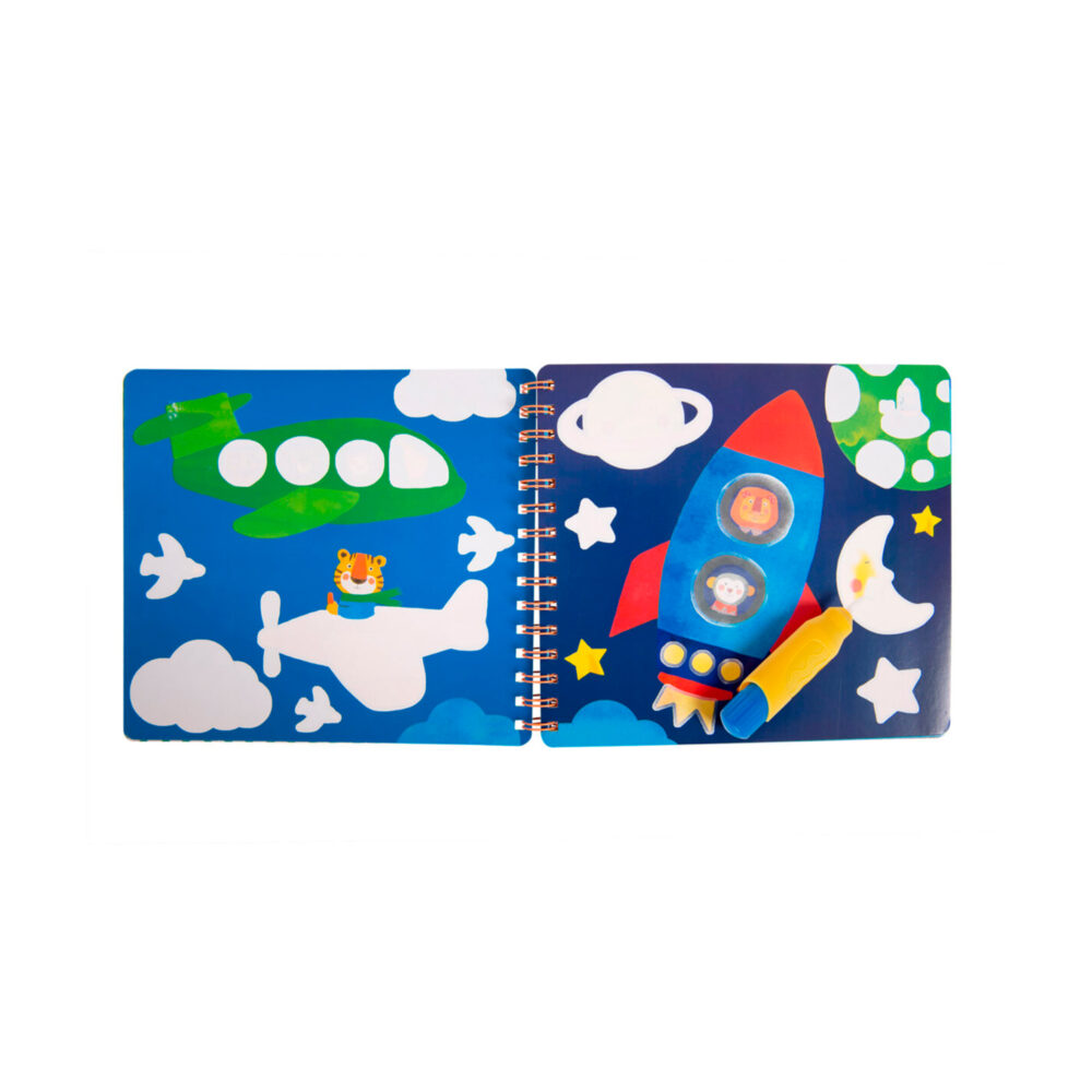 CUADERNO PARA PINTAR CON PÍNCEL MÁGICO COLECCIÓN LES POPIPOP
