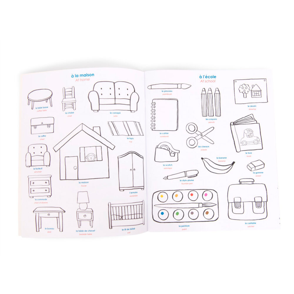 CUADERNO PARA COLOREAR DE 28 PÁGINAS CON STICKERS COLECCIÓN LES POPIPOP