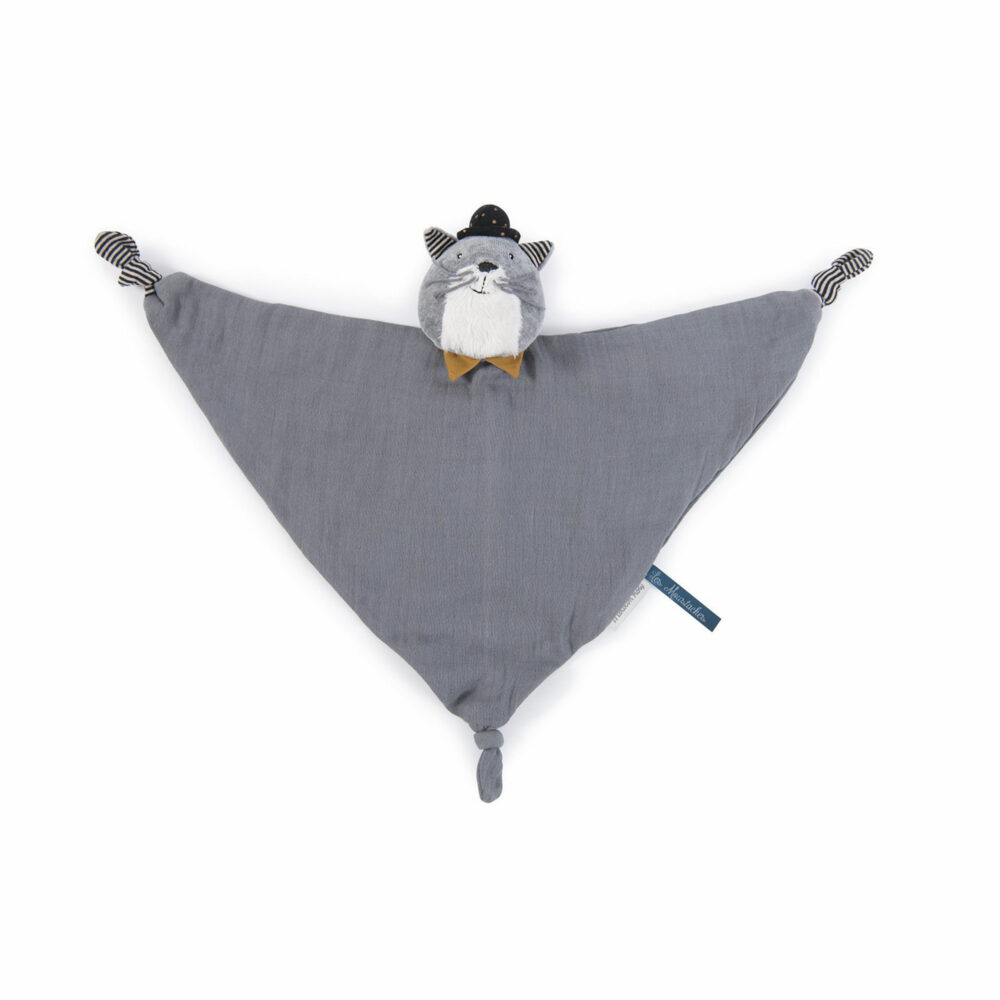 DOUDOU MANTILLA GATO FERNAND COLECCIÓN LES MOUSTACHES