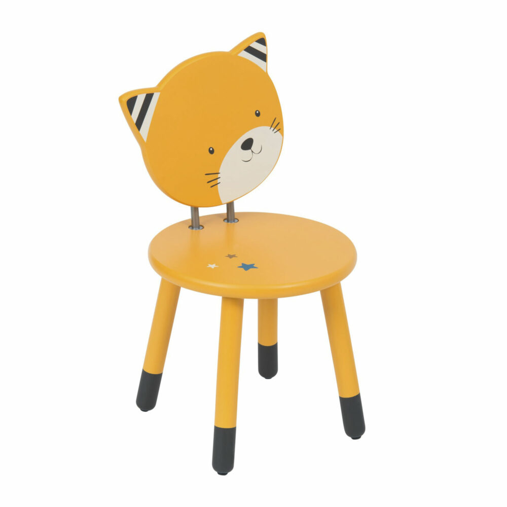 SILLA MOSTAZA GATO LULU COLECCIÓN LES MOUSTACHES