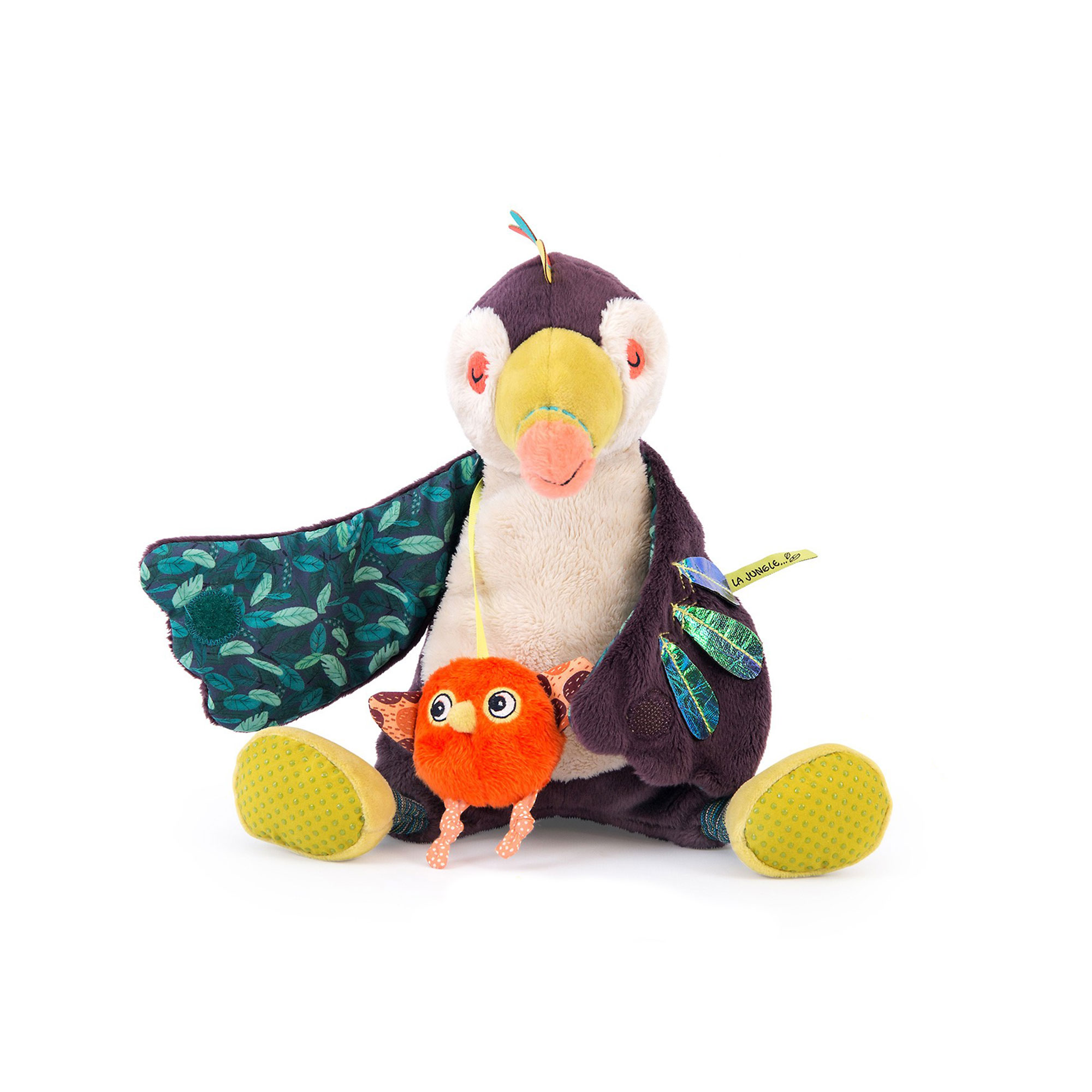 PELUCHE MUSICAL TUCÁN PAKOU COLECCIÓN DANS LA JUNGLE