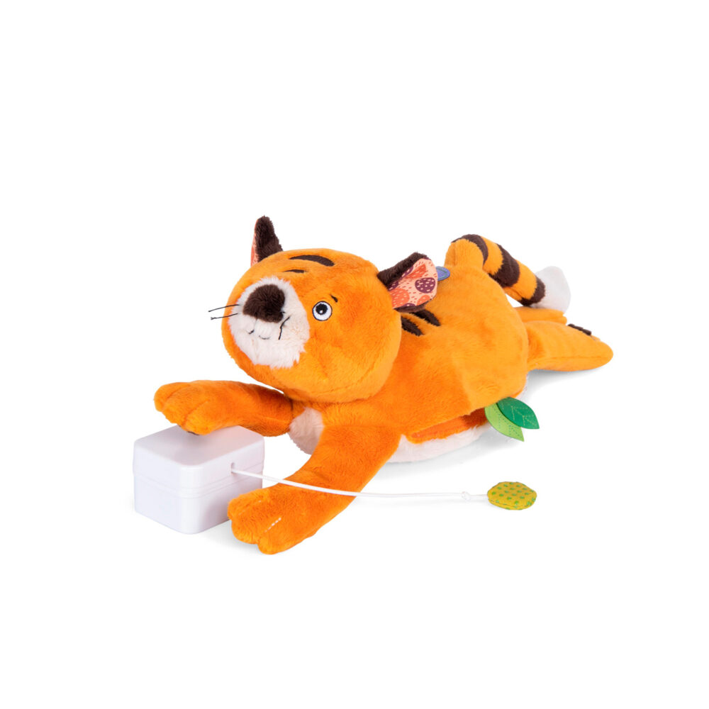 PELUCHE MUSICAL DE TIHO EL TIGRE COLECCIÓN LA JUNGLA