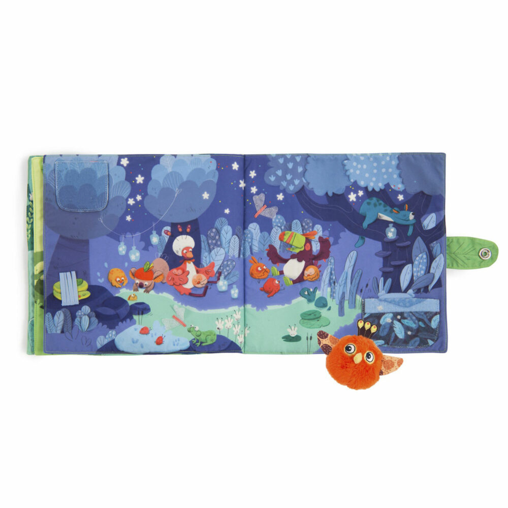 GRAN LIBRO DE ACTIVIDADES DE TELA COLECCIÓN DANS LA JUNGLE