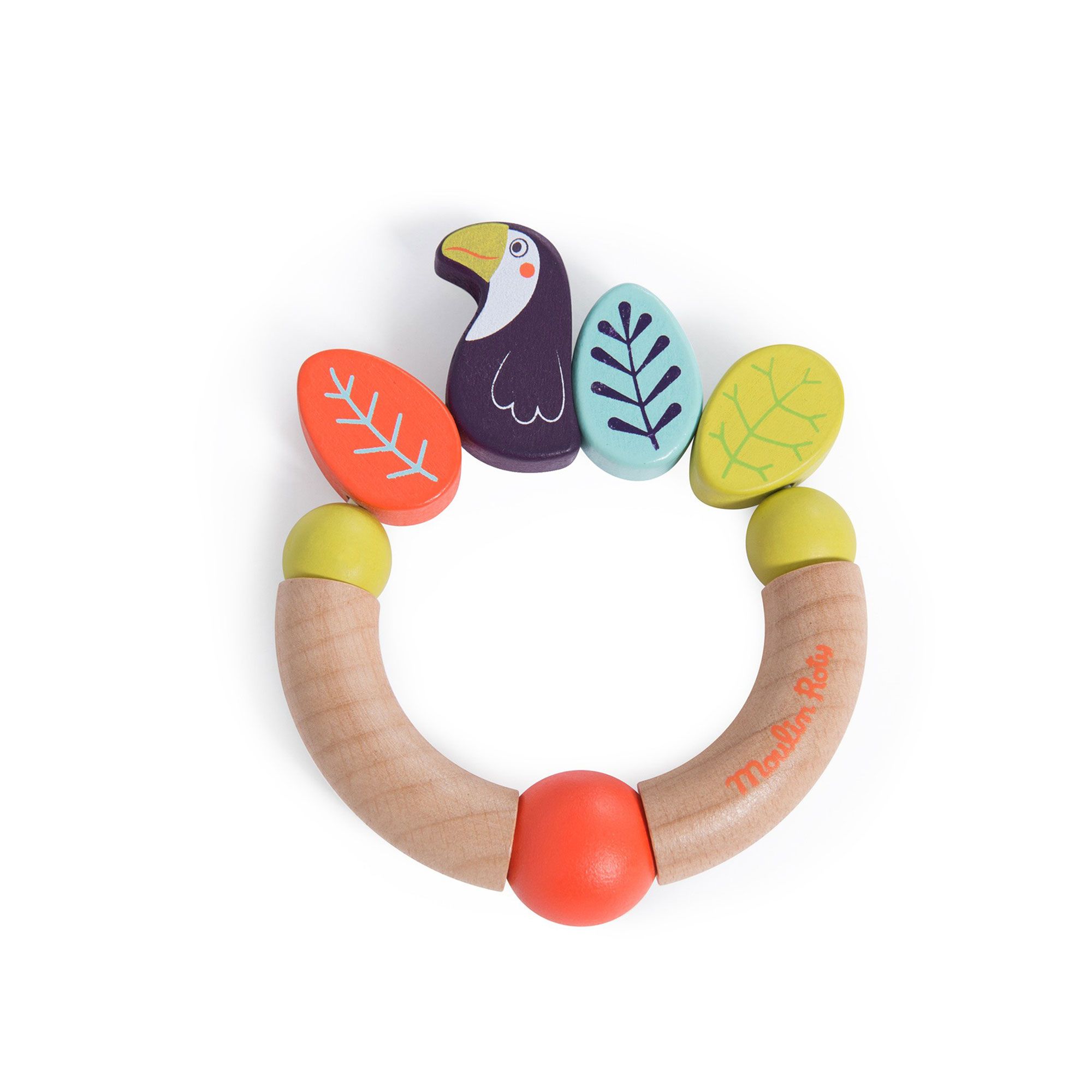 SONAJERO MORDEDOR PÁJARO PALOMA COLECCIÓN DANS LA JUNGLE