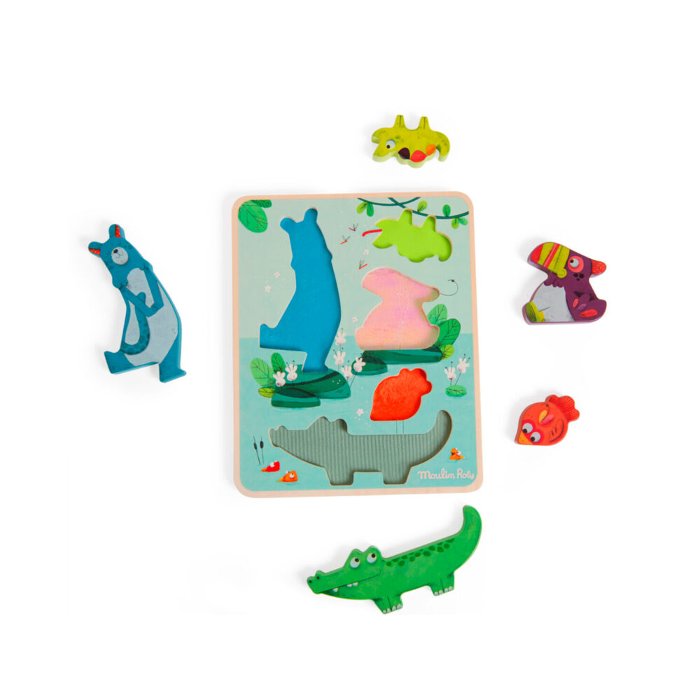 ROMPECABEZAS SENSORIAL COLECCIÓN DANS LA JUNGLE