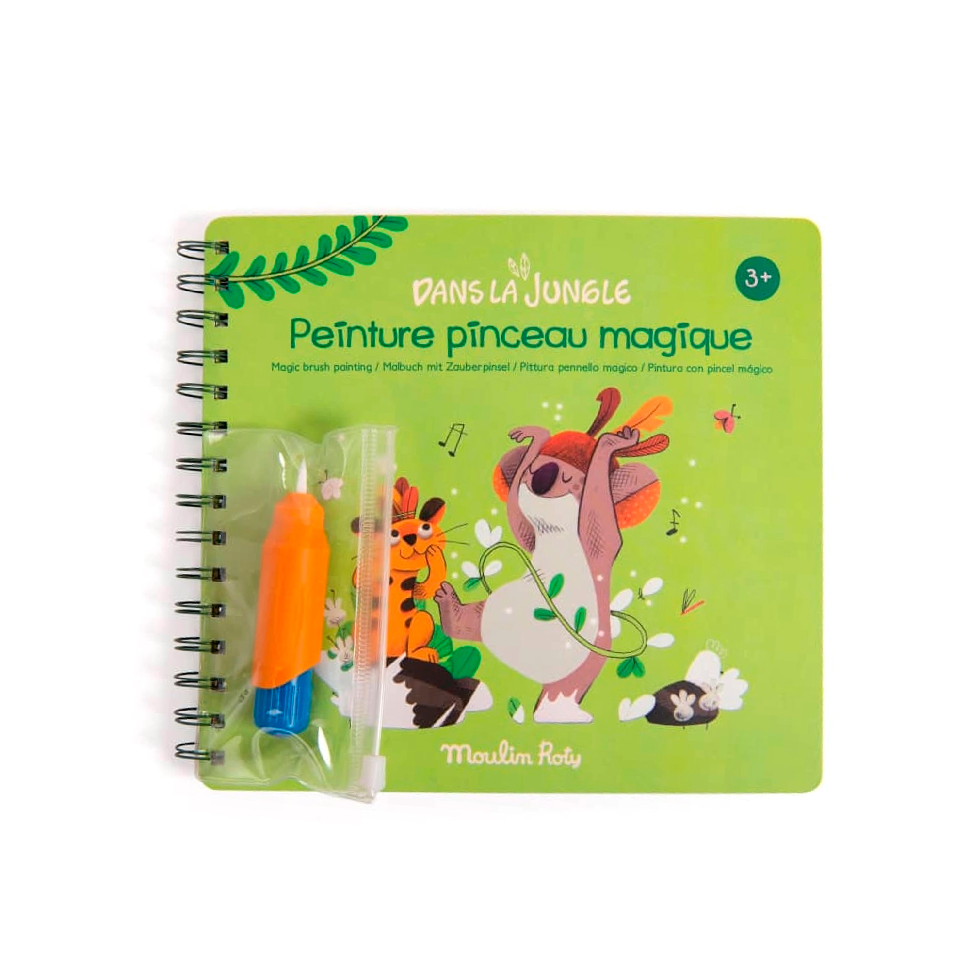 TARJETA NOCTURNA PARA DIBUJAR ROSA/NARANJA COLECCIÓN LE JARDIN DU MOULIN