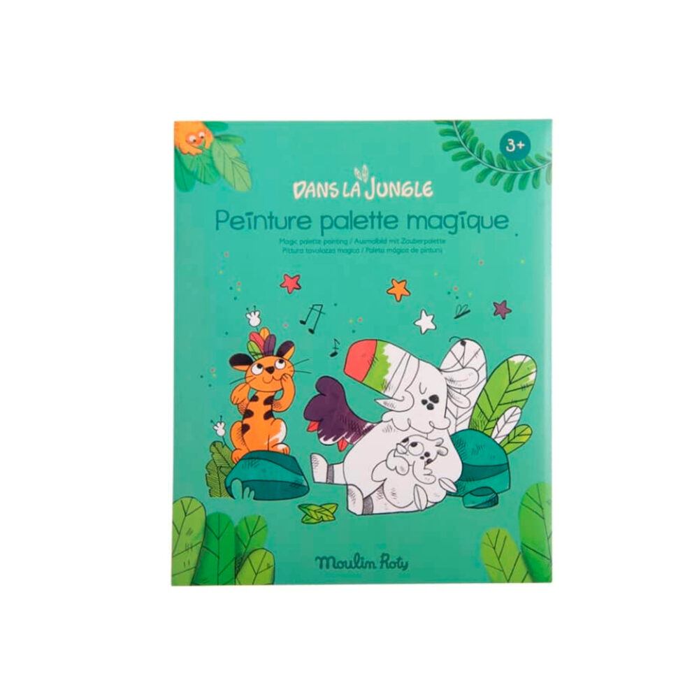 PALETA MÁGICA DE PINTURA COLECCIÓN LA JUNGLA