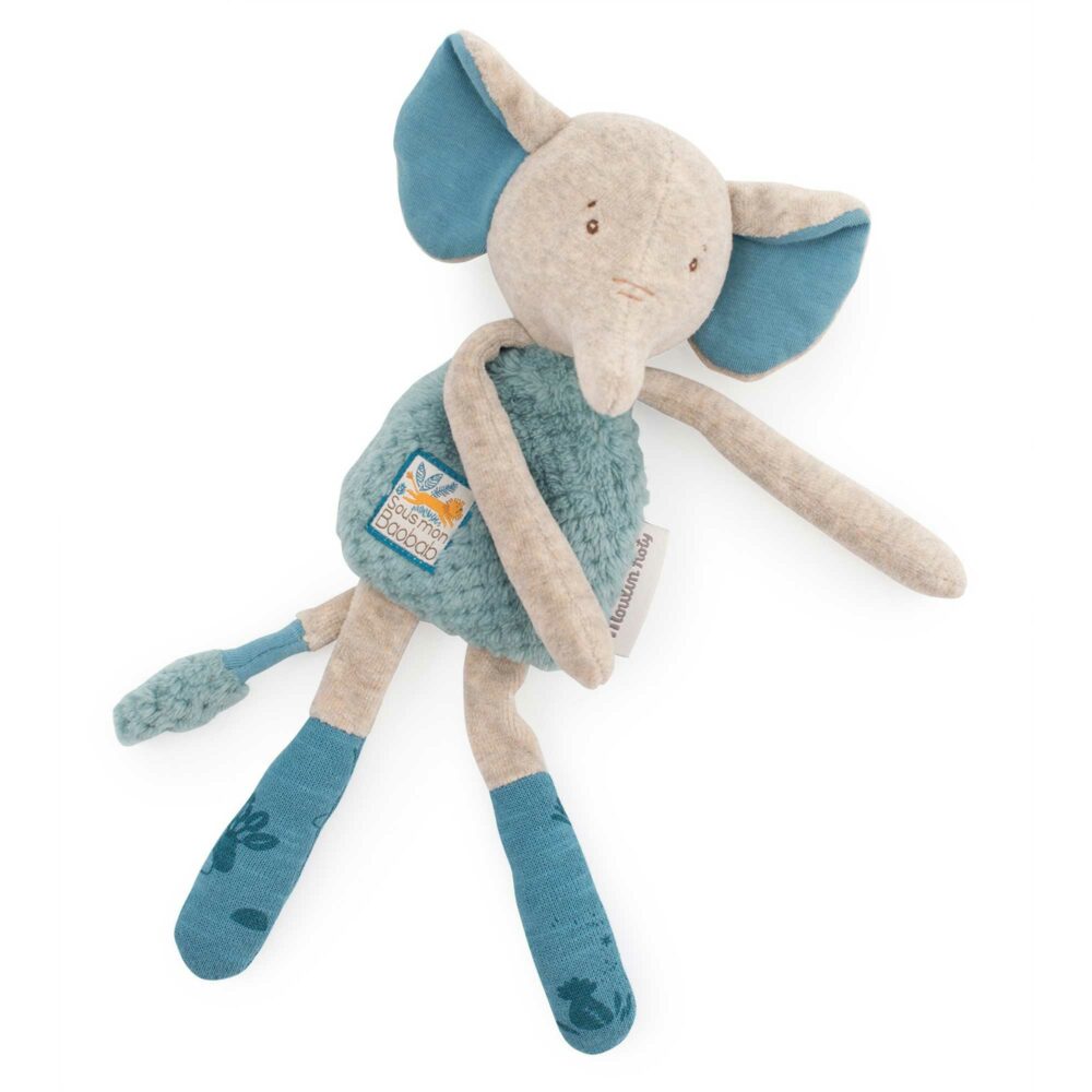 DOUDOU SONAJERO ELEFANTE COLECCIÓN SOUS MON BAOBAB