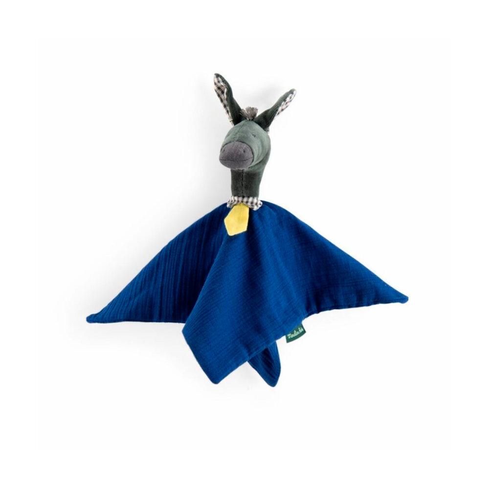 DOUDOU ASNITO COLOR AZUL COLECCIÓN POMME DES BOIS