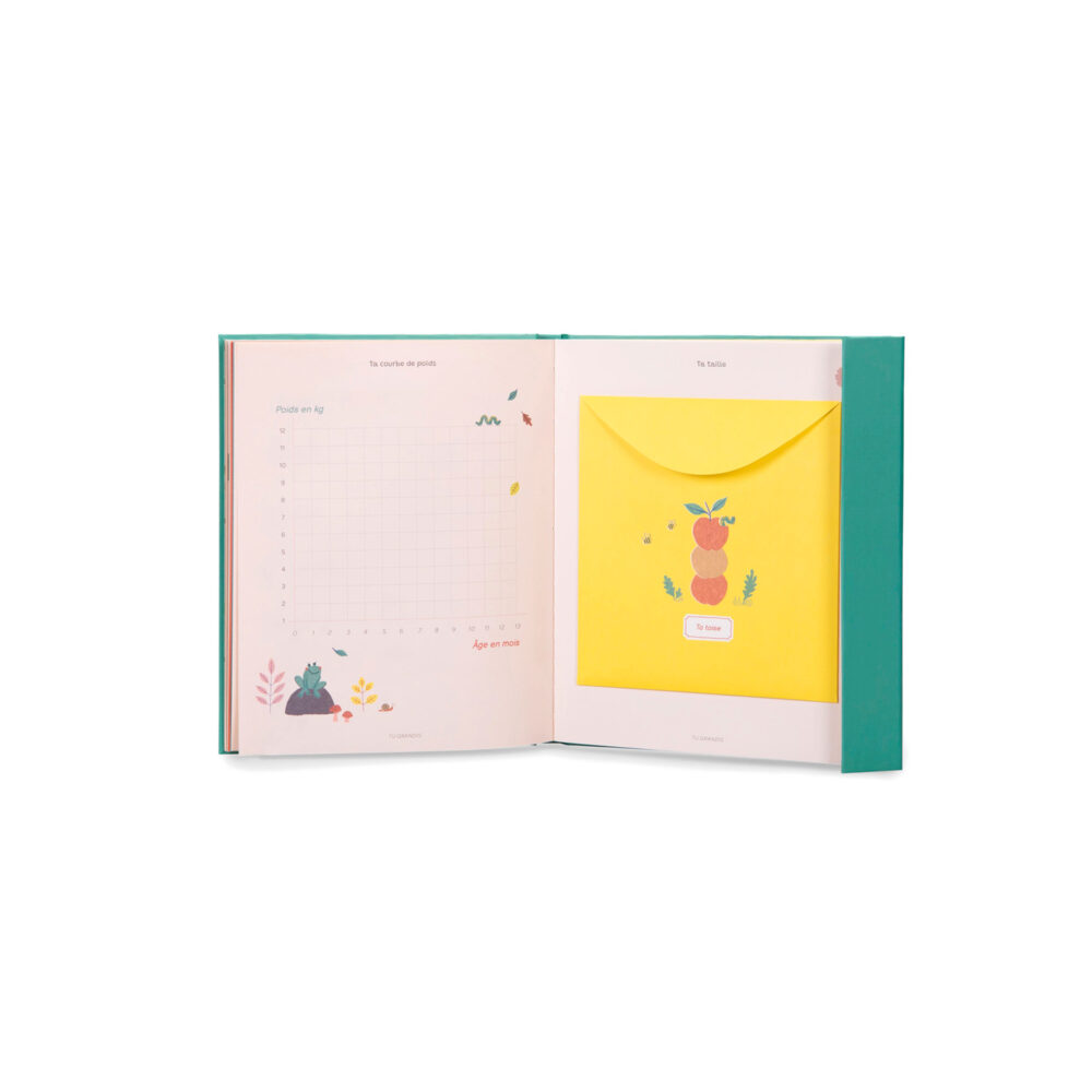 LIBRO DE NACIMIENTO EN FRANCÉS COLECCIÓN POMME DES BOIS