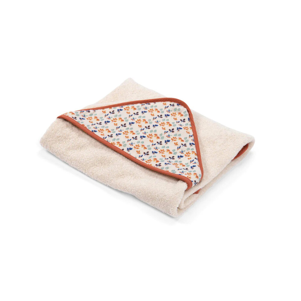 TOALLA DE BAÑO DE ALGODÓN CON CAPUCHA 80 X 80 CM COLECCIÓN POMME DES BOIS