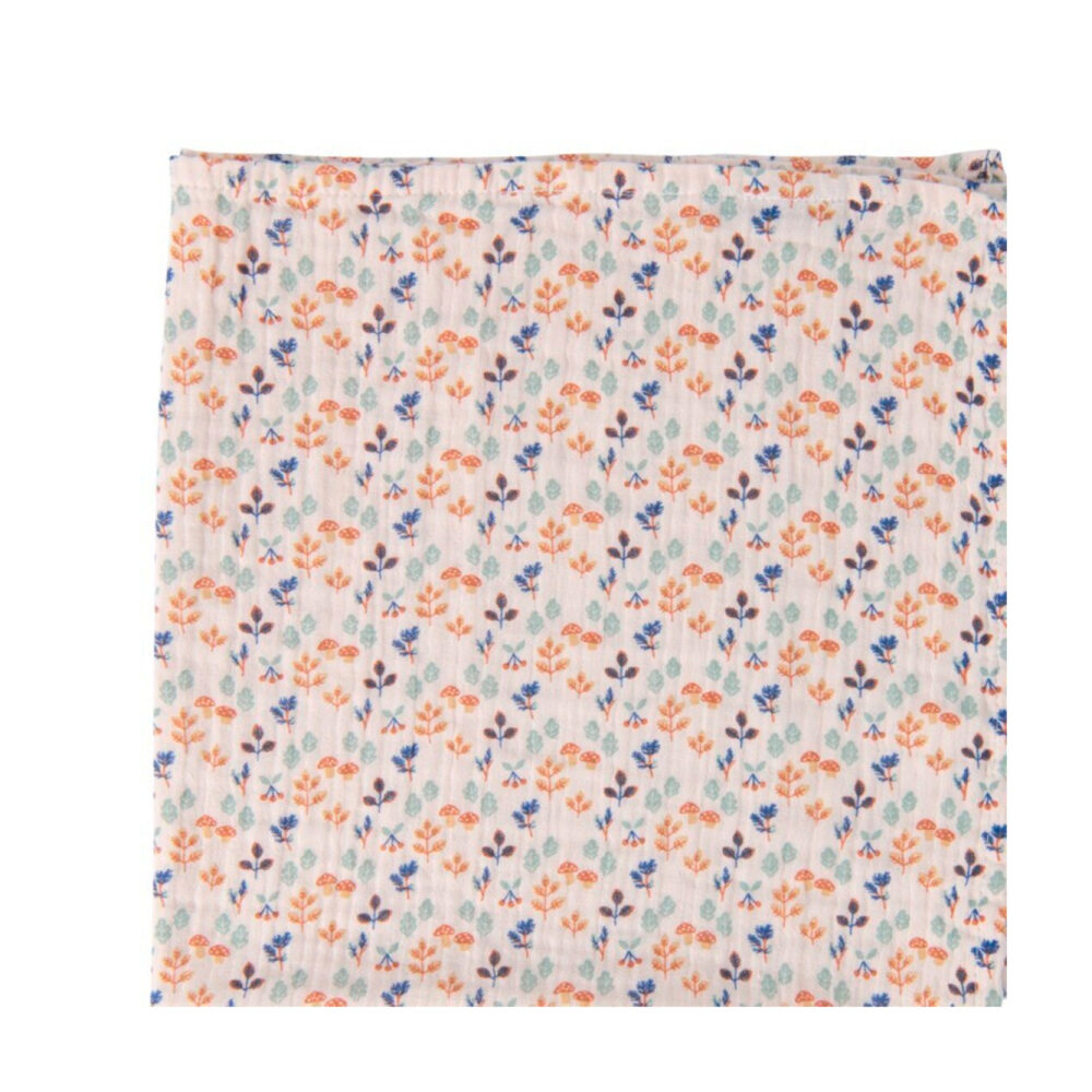 SÁBANA BAJERA DE ALGODÓN PARA CUNA 70 X 140 CM COLECCIÓN CREMA POMME DES BOIS