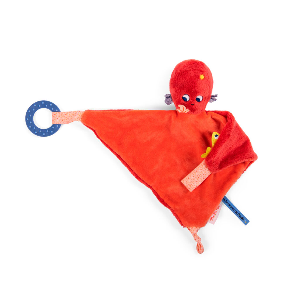 DOUDOU DE PULPO PAULIE COLECCIÓN LAS AVENTURAS DE PAULIE