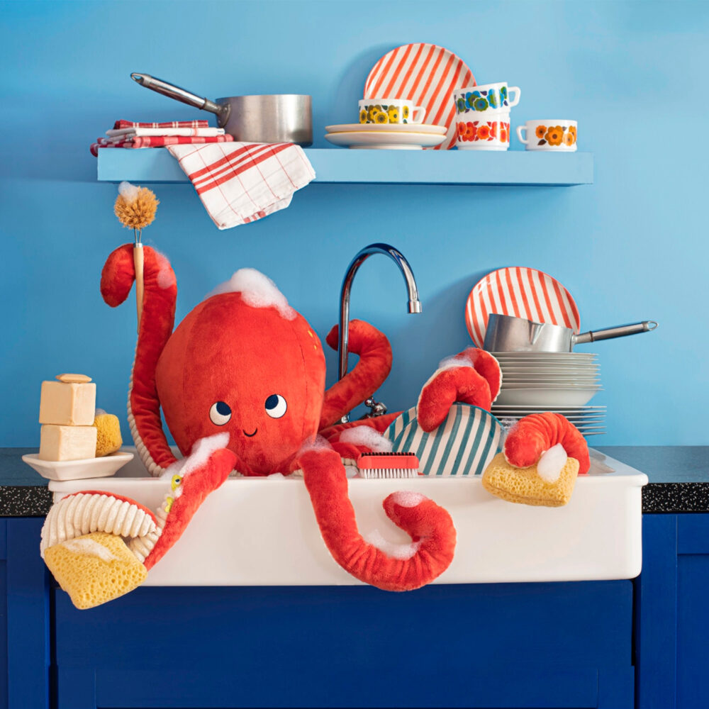 PELUCHE DE PULPO PAULIE COLECCIÓN LAS AVENTURAS DE PAULIE