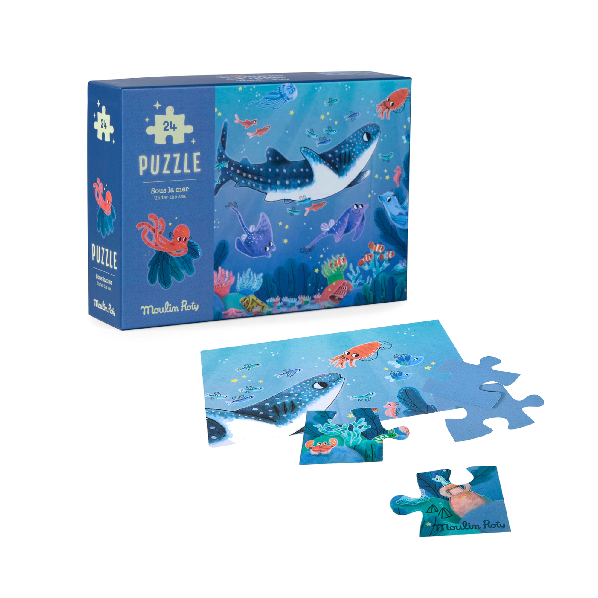 TEJAS MAGNÉTICAS SET DE 24 PIEZAS EDUPLAY