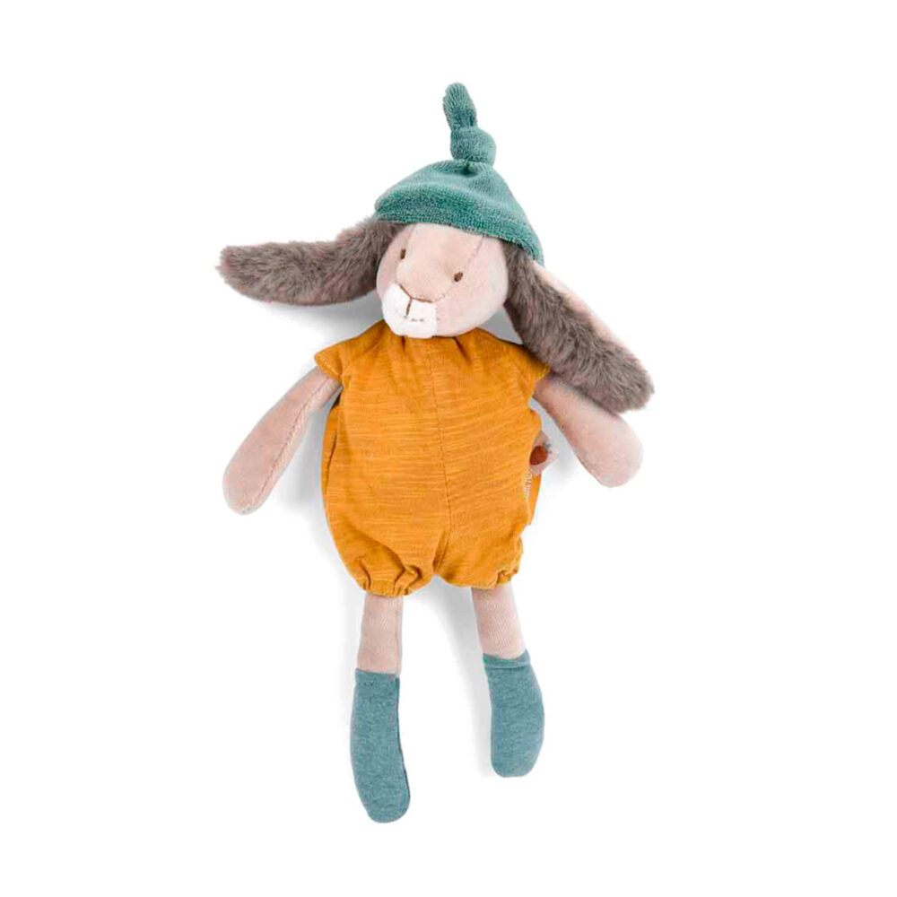 PELUCHE DE CONEJO OCRE COLECCIÓN TRES CONEJITOS