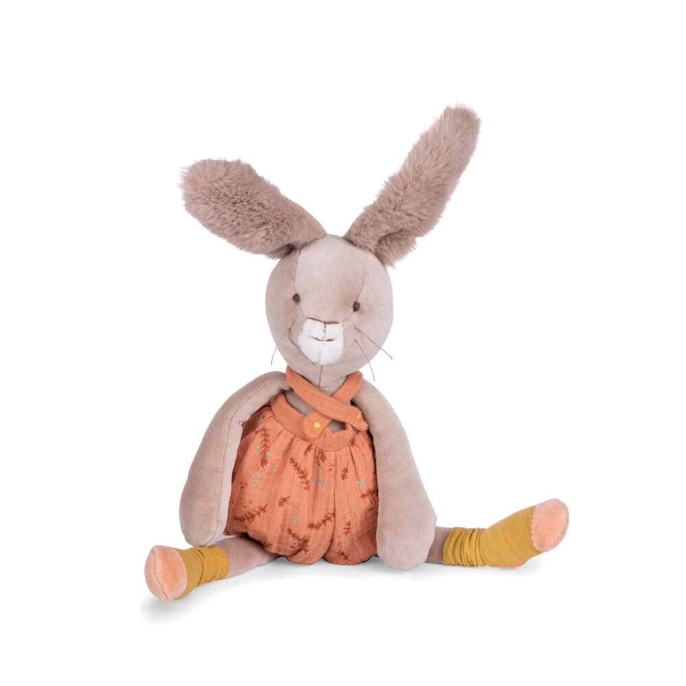 PELUCHE DE CONEJO ARCILLA COLECCIÓN TRES CONEJITOS