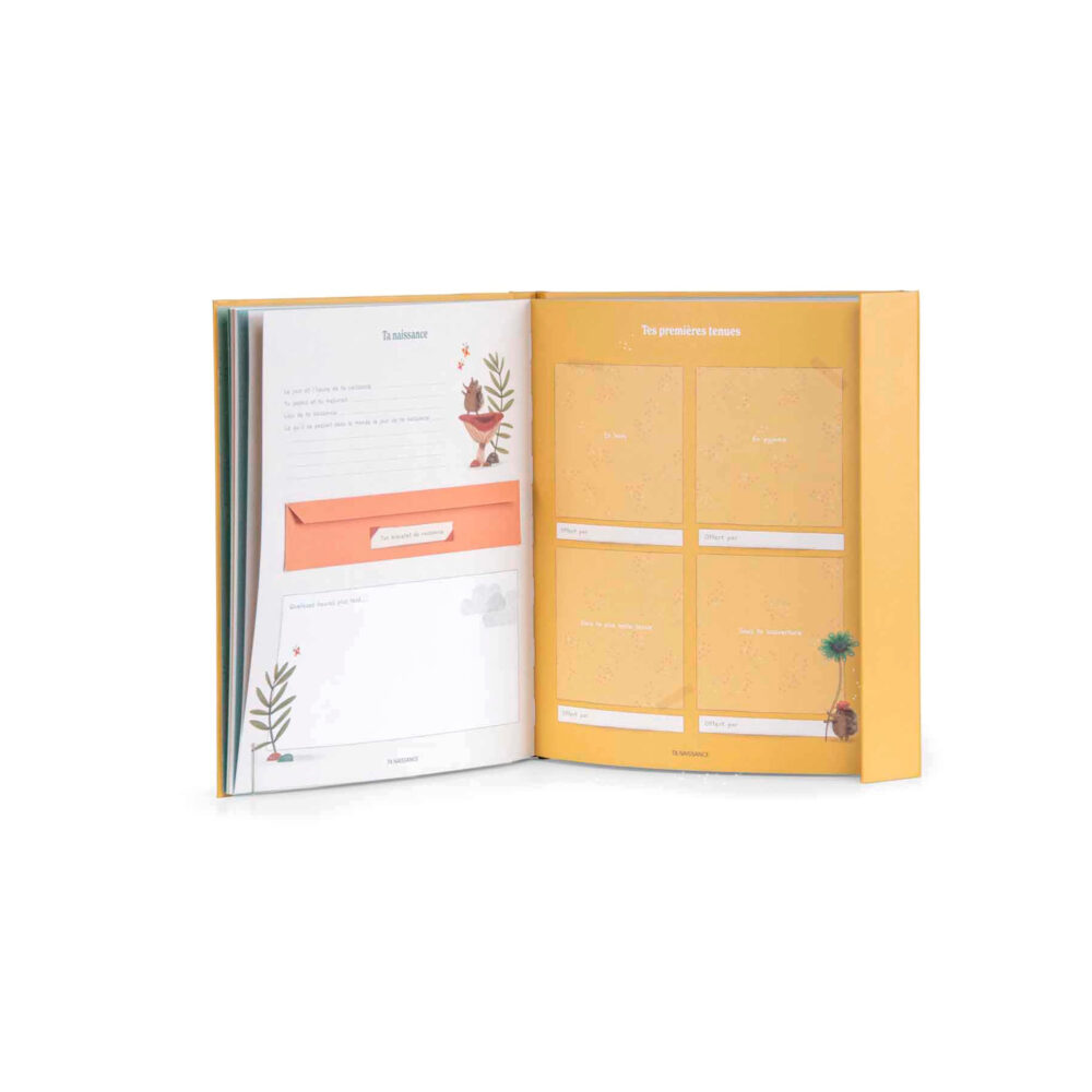 LIBRO DE NACIMIENTO EN FRANCÉS COLECCIÓN TRES CONEJITOS