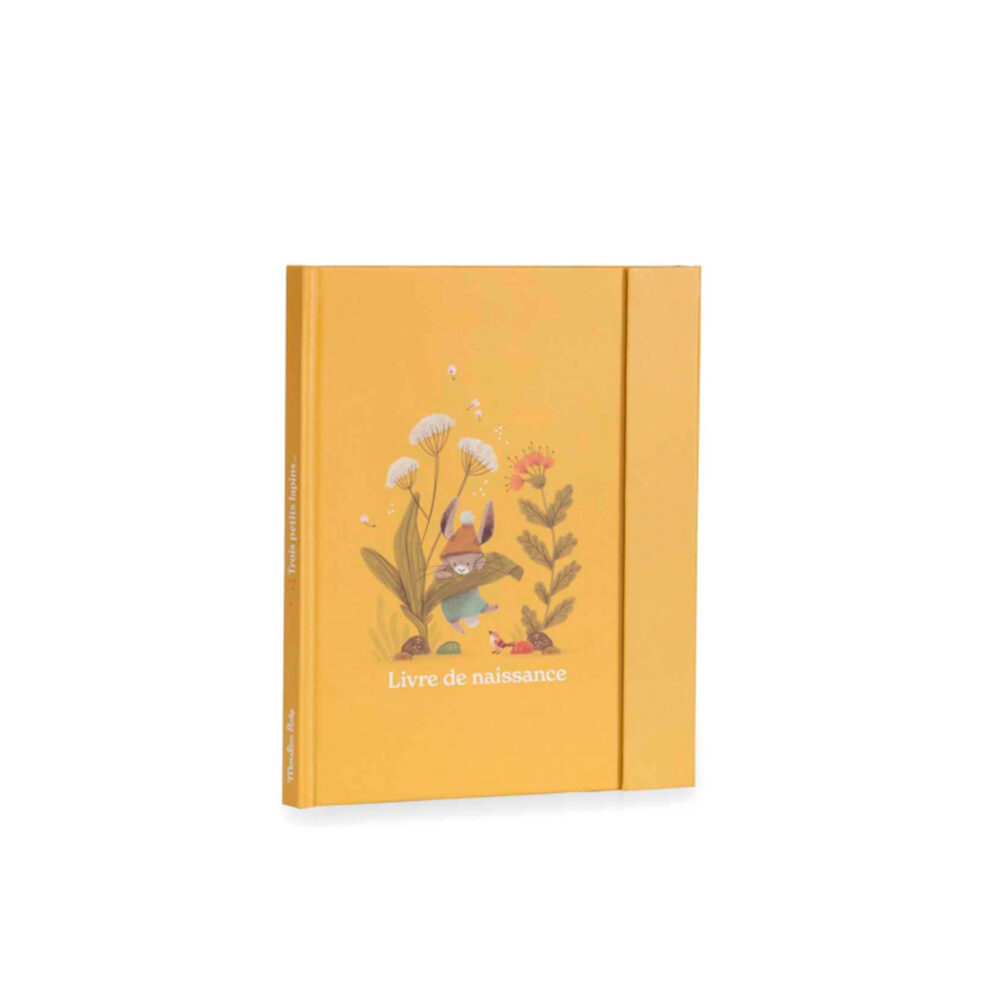 LIBRO DE NACIMIENTO EN FRANCÉS COLECCIÓN TRES CONEJITOS