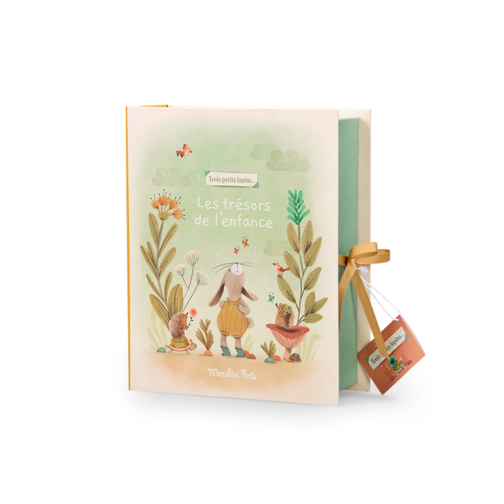 CAJONERA DE NACIMIENTO EN ESPAÑOL COLECCIÓN TRES CONEJITOS
