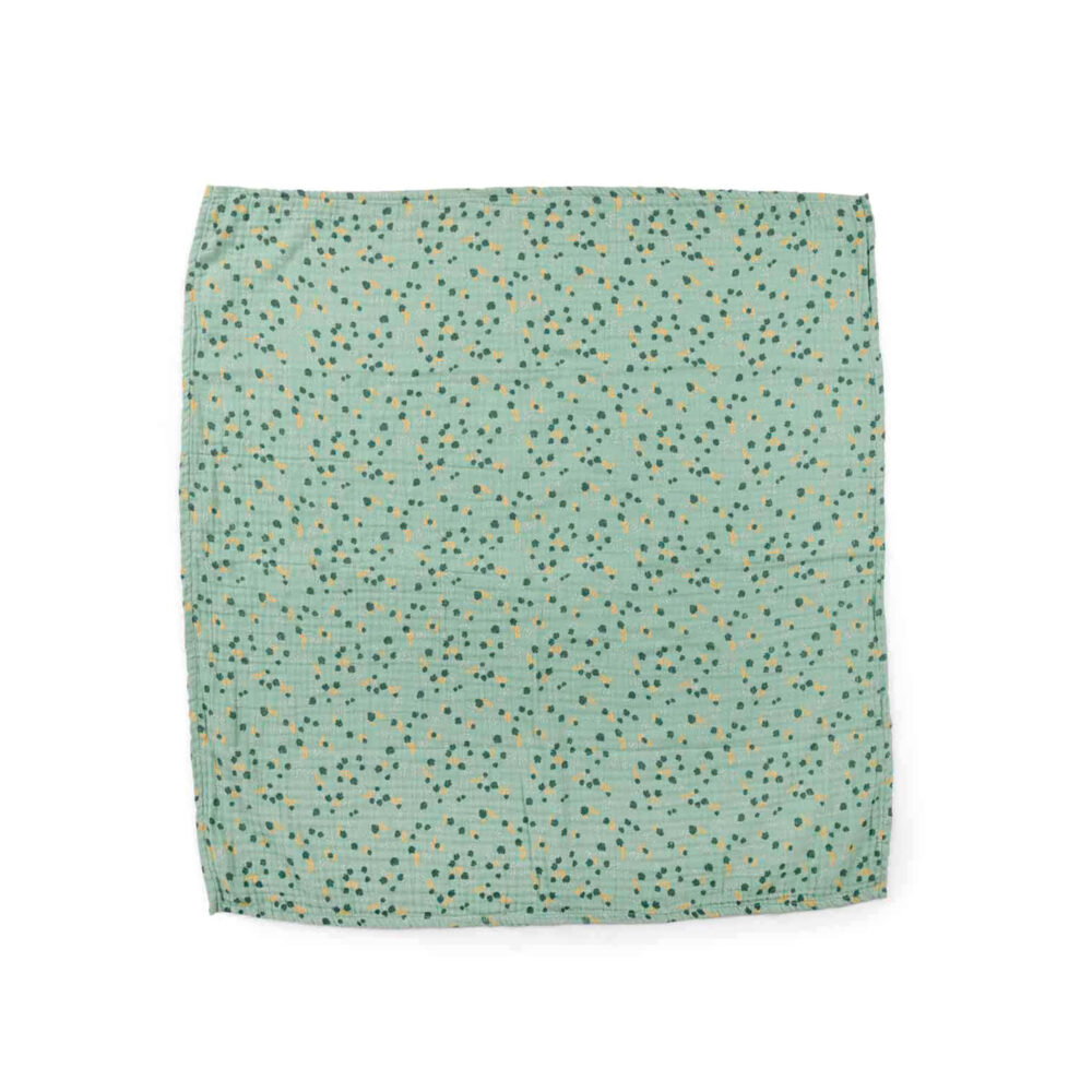 SET DE 3 MUSELINAS ESTAMPADO DE 70 X 70 CM COLECCIÓN TRES CONEJITOS