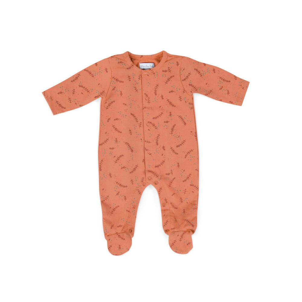 BODY KEEP GROWING SEA SALT ONESIE 100% ALGODÓN PIMA RED CARIBOU