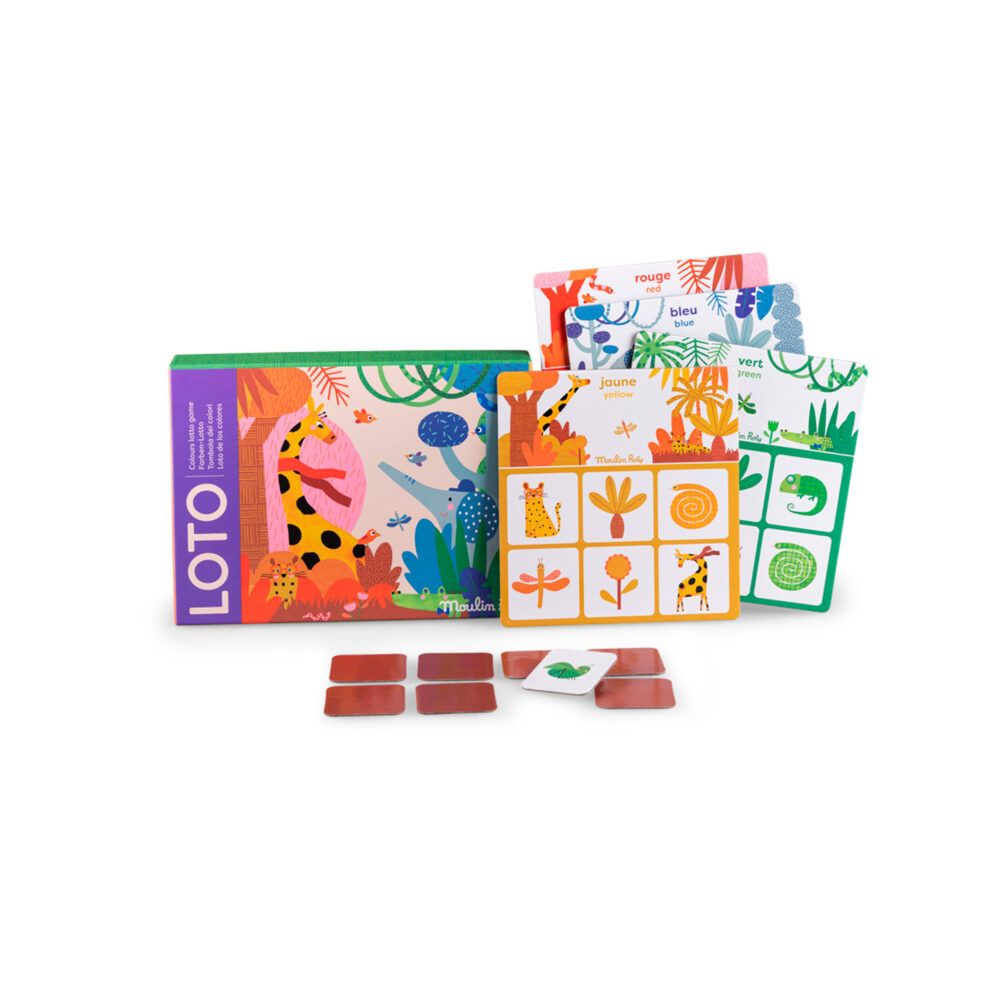 JUEGO DE LOTERÍA COLORES COLECCIÓN LES TOUPITIS