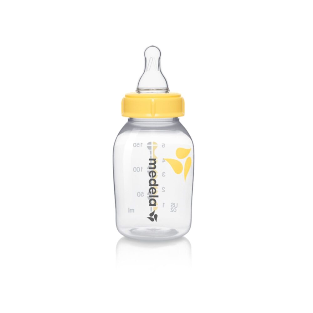 BIBERÓN 150 ML CON TETINA DE SILICONA FLUJO LENTO S MEDELA