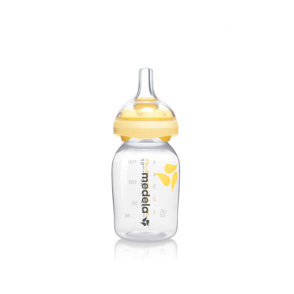 BIBERÓN CALMA DE 5 ONZAS TETINA S DE SILICONA FLUJO LENTO MEDELA