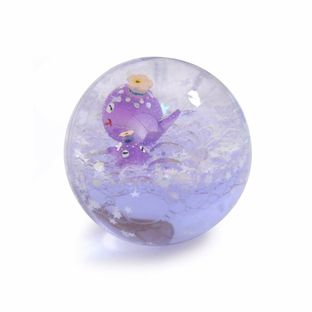 PELOTA SALTARINA BALLENAS 6 CM COLECCIÓN LES PETITES MERVEILLES