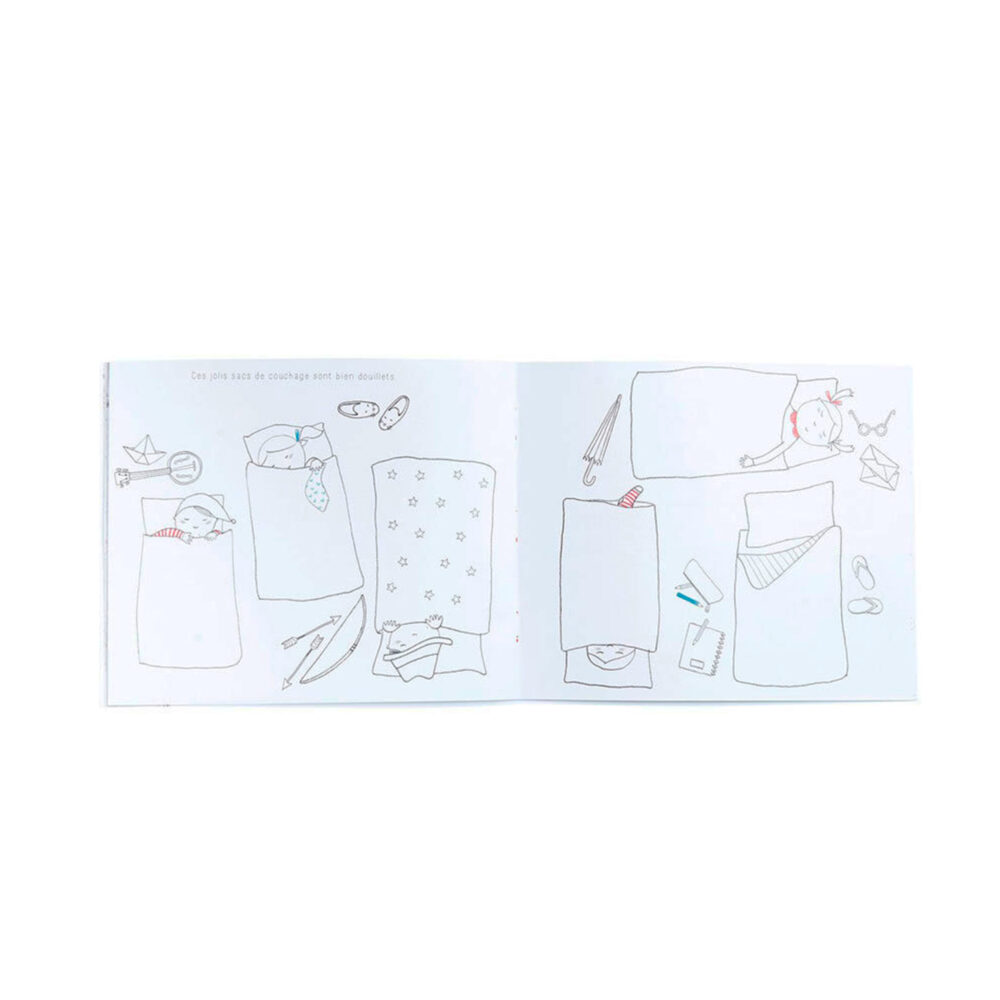 CUADERNO PARA COLOREAR DE 36 PÁGINAS COLECCIÓN AUJOURD’HUI C’EST MERCREDI