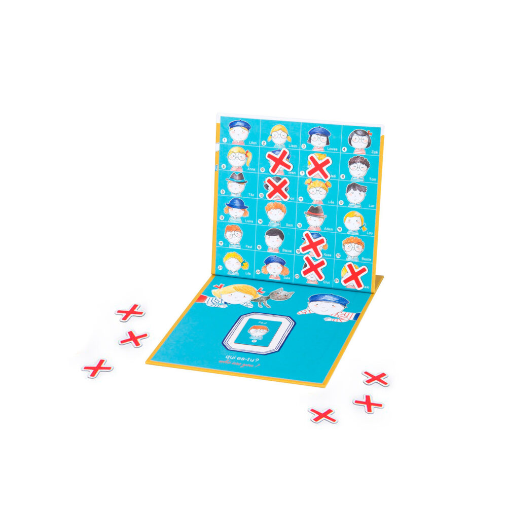 JUEGO MAGNÉTICO ¿QUIÉN ERES? COLECCIÓN AUJOURD’HUI C’EST MERCREDI