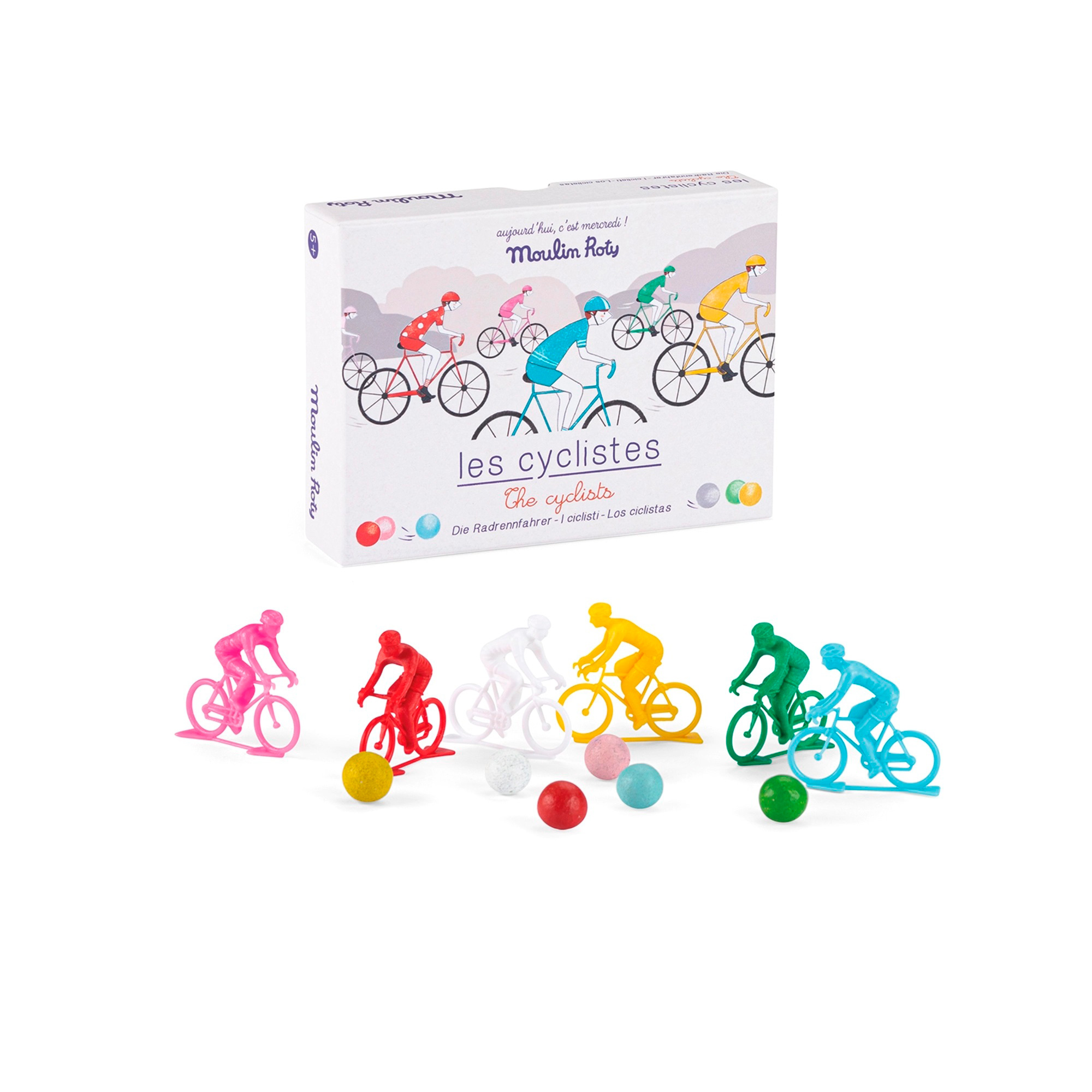 JUEGO DE CANICAS DE RALLY DE 5.5 CM COLECCIÓN LES PETITES MERVEILLES