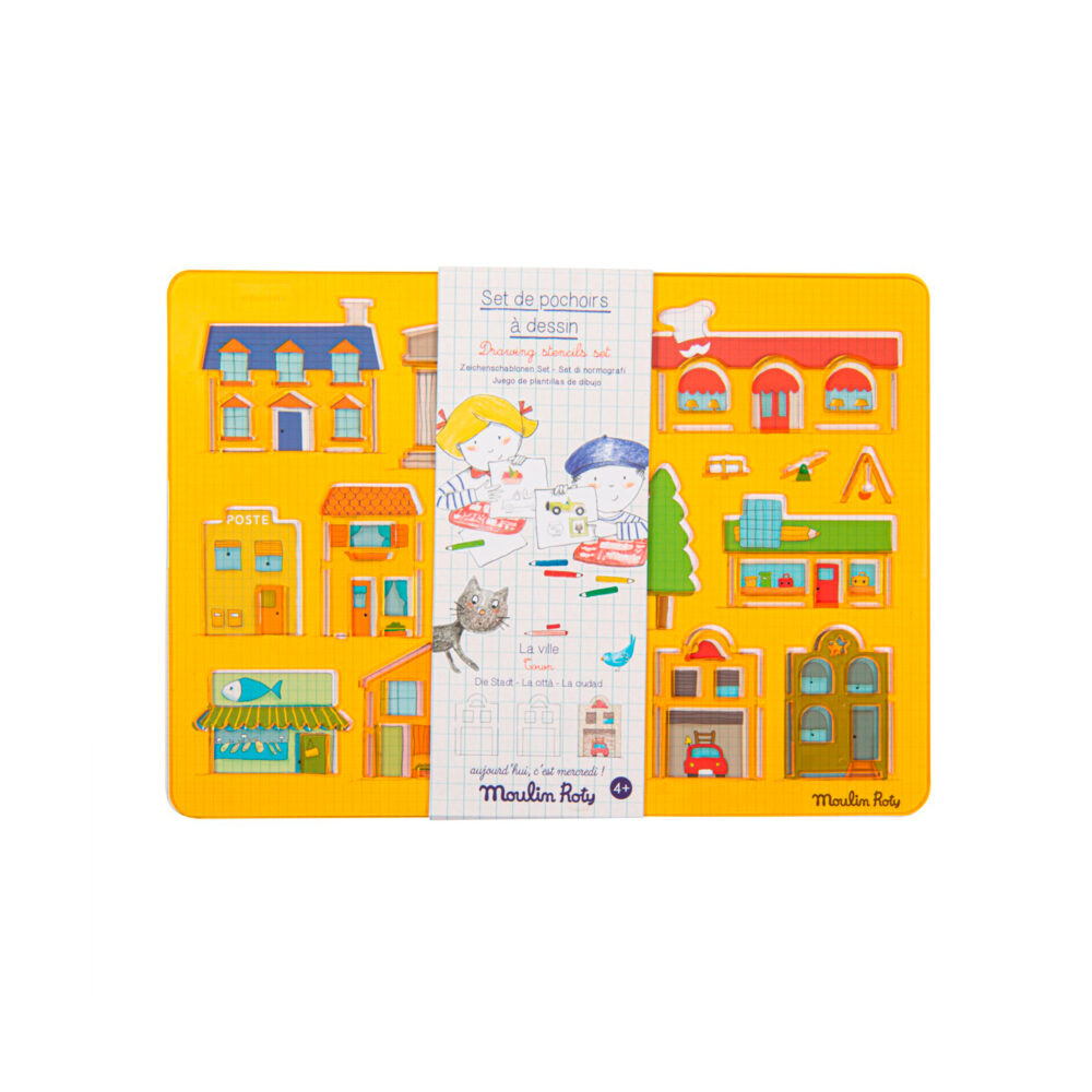 SET DE PLANTILLAS ELEMENTOS DE LA CIUDAD COLECCIÓN AUJOURD’HUI C’EST MERCREDI