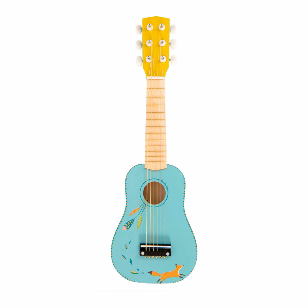 GUITARRA DE MADERA PARA NIÑOS COLECCIÓN EL VIAJE DE OLGA