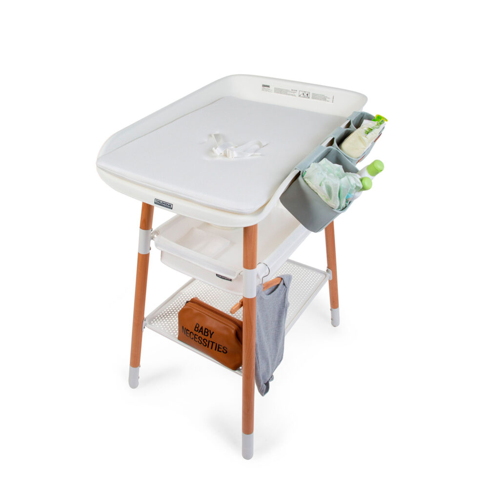 JUEGO DE 3 CESTAS DE ALMACENAJE COLGANTE COLOR GRIS CHILDHOME