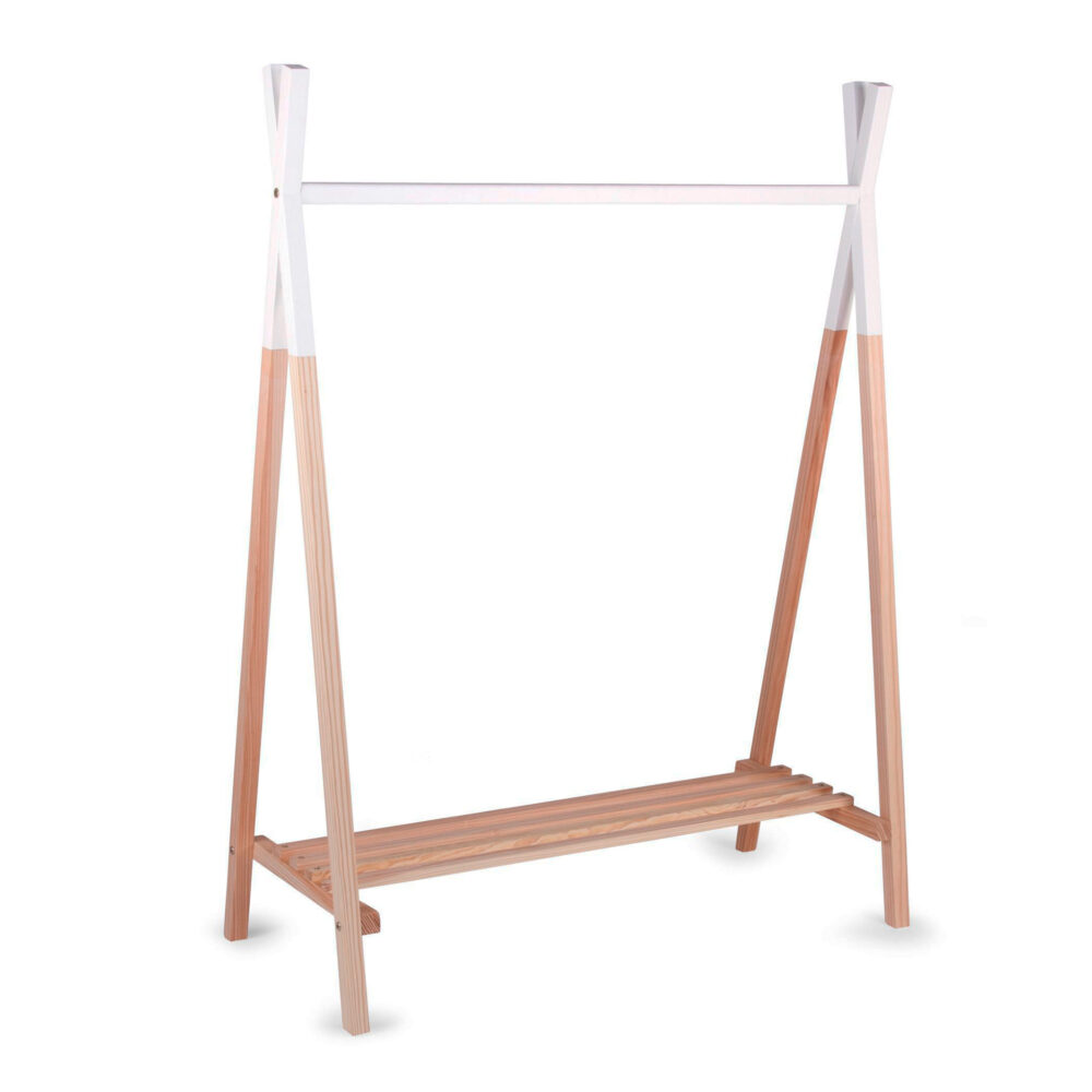 PERCHERO TIPI DE MADERA NATURAL 107 X 48 X 137 CM CHILDHOME