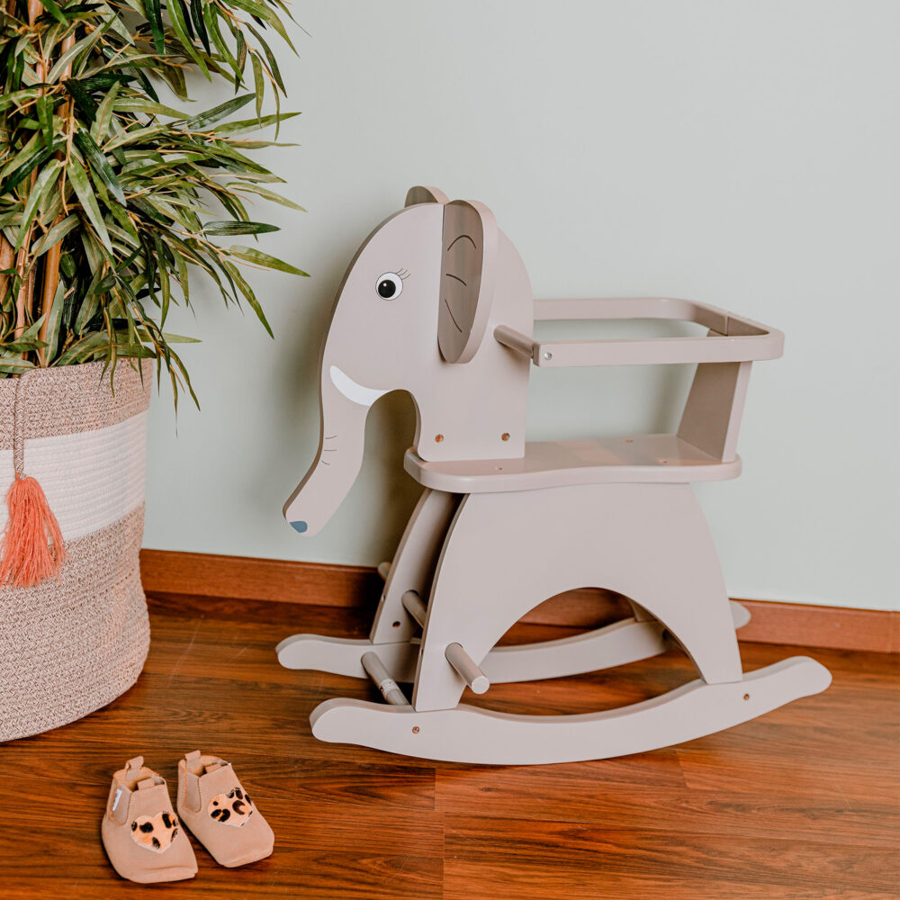 MECEDORA DE MADERA FORMA ELEFANTE DE 65 X 36 X 61 CM CHILDHOME
