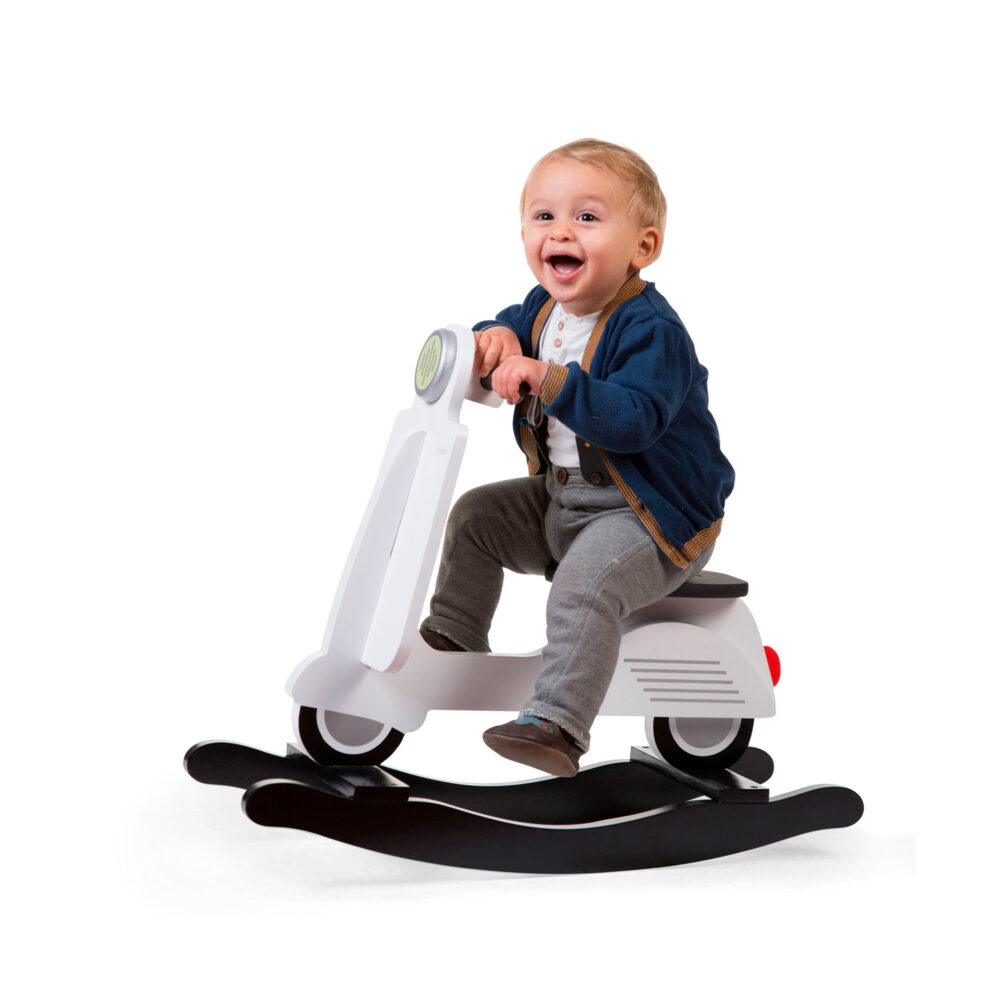 SCOOTER MECEDORA DE MADERA 70 x 25 x 57 CM WHITE CHILDHOME