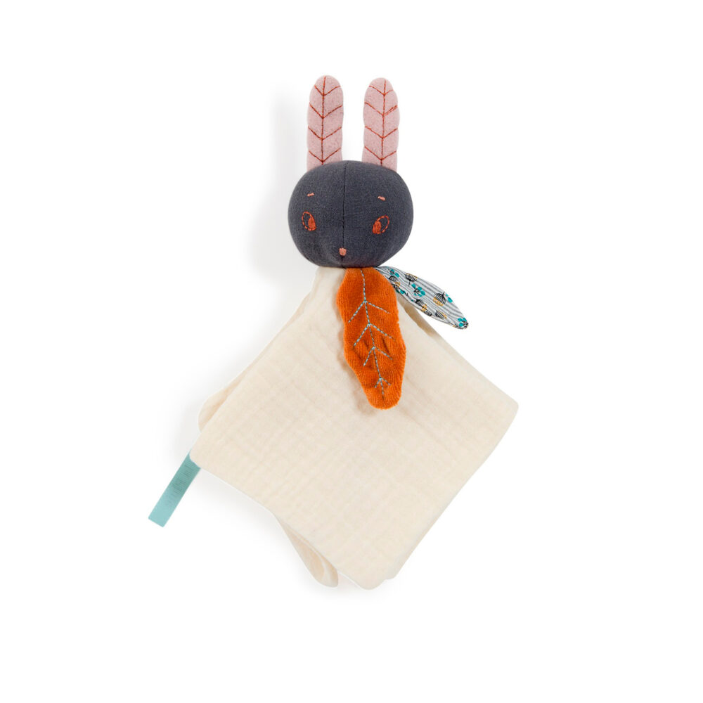 DOUDOU CONEJO COLOR CREMA COLECCIÓN APRES LA PLUIE