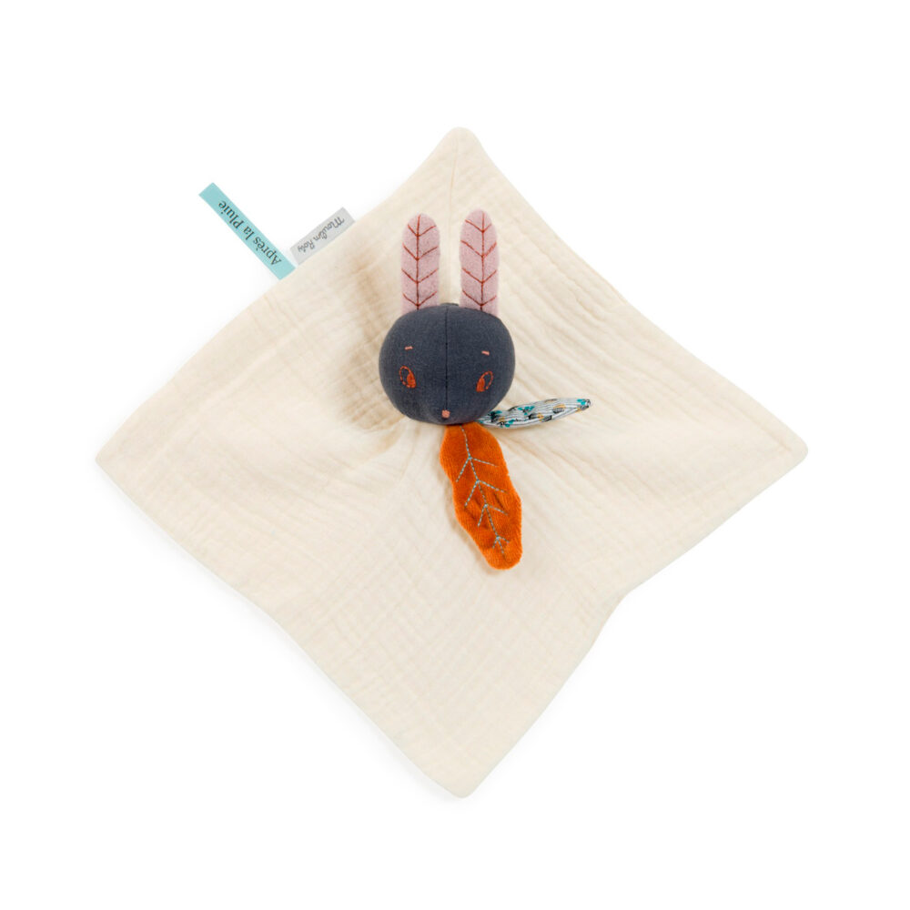 DOUDOU CONEJO COLOR CREMA COLECCIÓN APRES LA PLUIE