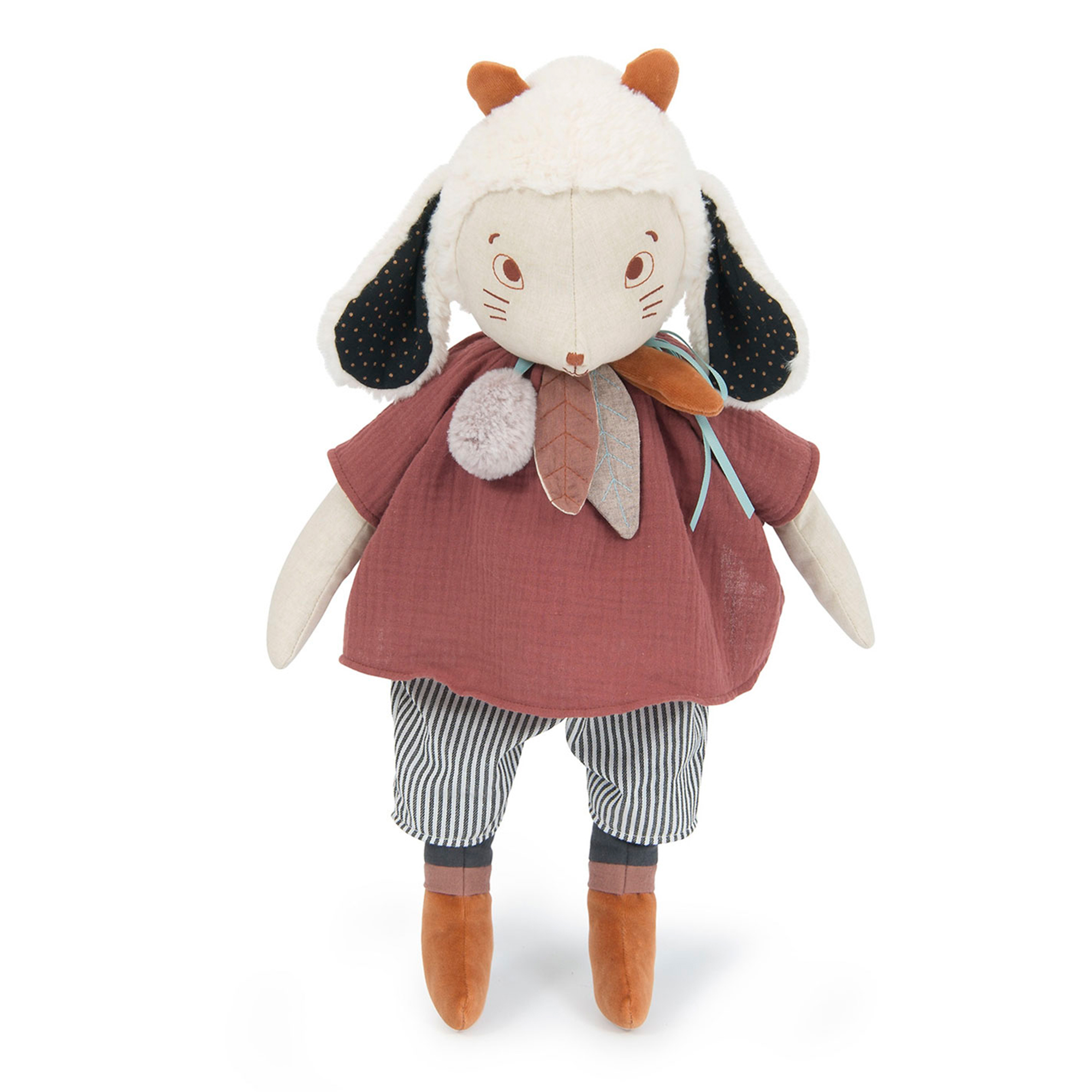 PELUCHE GRANDE BALLENA JOROBADA COLECCIÓN TOUT AUTOUR DU MONDE